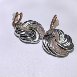White Irregular Earrings