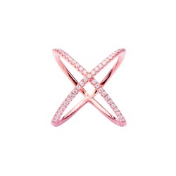 Silver Cross Wrap Ring
